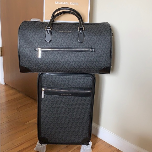 Michael Kors Bags Michael Kors Carry On Luggage Trolleyduffle Black
